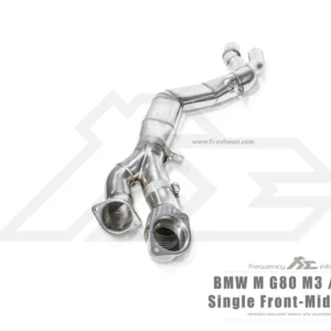 BMW G80 M3 / G82 M4 Single Front-Mid Pipe (Retains OEM Muffler) Exhaust