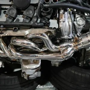 Lamborghini Huracan Performante LP640-4 Long Tube Catless Header With Ceramic Coating (Gold)