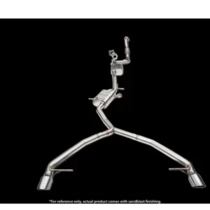 IPE SS Catback Exhaust System w/Chrome Silver Tips + Remote Audi A4 | A5 B9 2.0 TFSI Quattro 2016-2019