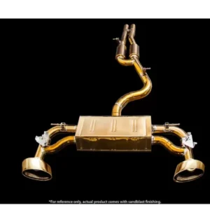 IPE Titanium Catback Exhaust System w/ Chrome Black Tips Audi RS3 8V.1 Sportback 2015-2016