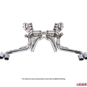 IPE SS Catback Exhaust System w/Chrome Silver Tips Ferrari F430 | F430 Spider 2004-2009