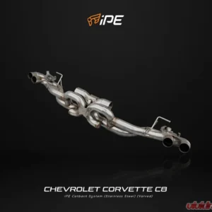 IPE SS Cat Back System w/Chrome Silver Tips & Valve Chevrolet Corvette C8 2019-2025