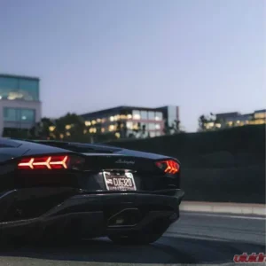 IPE Titanium Catback Exhaust System w/ Polished Silver Tips Lamborghini Aventador SuperVeloce LP750-4 2015-2017