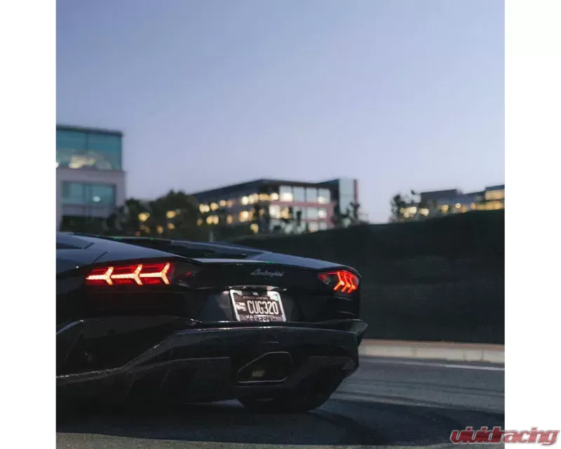 IPE Titanium Catback Exhaust System w/ Polished Silver Tips Lamborghini Aventador SuperVeloce LP750-4 2015-2017