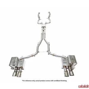 IPE SS Catback Exhaust System w/ Chrome Silver Tips Maserati Ghibli 3.0T V6 2013-2017