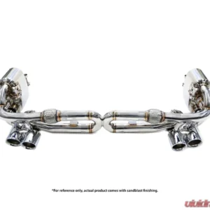 IPE SS Catback System w/Chrome Silver Tips & Remote Porsche 991.1 Carrera F1 | EVO Version 2012-2016