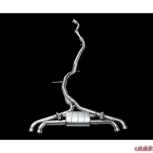 IPE SS Cat Back System No PASM w/Chrome Silver Tips & Remote Porsche E3 Cayenne | Cayenne Coupe 3.0T 2018-2025