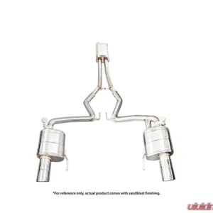 IPE SS Cat Back System w/Chrome Silver Tips & Remote Ford Mustang MK6 2.3L EcoBoost 2015-2025