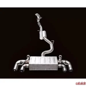 IPE SS Catback Exhaust System w/ Chrome Silver Tips + Remote Volkswagen Golf R MK7.5 2016-2020