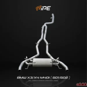 IPE Cat Back System OPF Version w/ Chrome Silver Tips BMW G01 X3 2020-2024