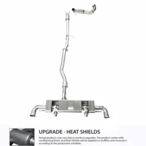 IPE Titanium Catback Exhaust System w/ Remote Mercedes-Benz AMG W176 A45 2013-2019