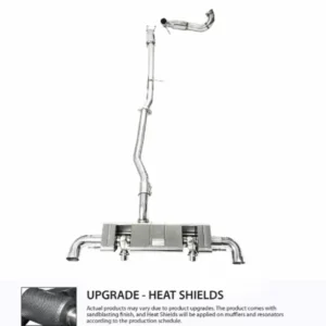 IPE SS Catback Exhaust System w/ Remote Mercedes-Benz AMG W176 A45 2013-2019