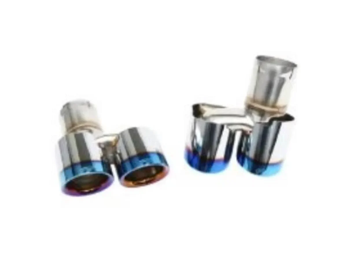 IPE SS Exhaust Tips Titanium Blue Ferrari 360 Modena | Spider | Porsche 997.1 | 997.2 Carrera 2000-2012