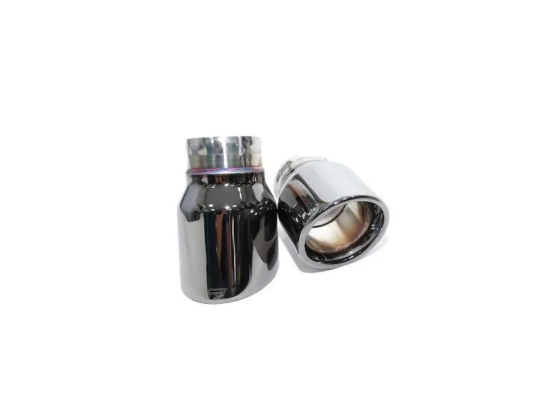 iPE Chrome Black Exhaust Tips Audi A6 C8 45 TFSI Quattro 2.0T 2019-2025