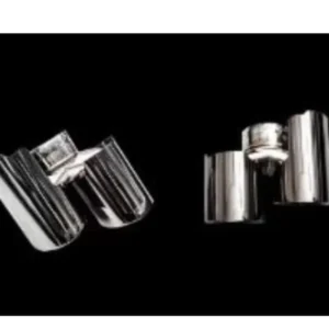 IPE Dual Side Dual Out Chrome Black Exhaust Tips BMW E92 M3 S65 Coupe 2007-2013