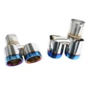IPE Dual Side Dual Out Titanium Blue Exhaust Tips BMW E92 M3 S65 Coupe 2007-2013
