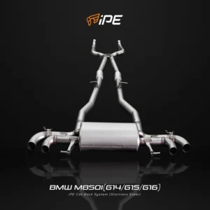 IPE Dual Side Dual Out Tips Exhaust Tips Titanium Blue BMW M850i 2020-2025