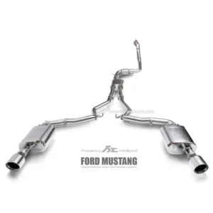 FI Exhaust Valvetronic Cat-back system For Ford Mustang MK6 2.3T Ecoboost | Quad Tips | 2015+