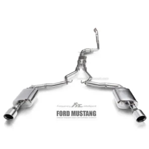 FI Exhaust Valvetronic Cat-back System For Ford Mustang MK6 GT 5.0 | Pre-Facelift | Quad Tips | 2015-2017