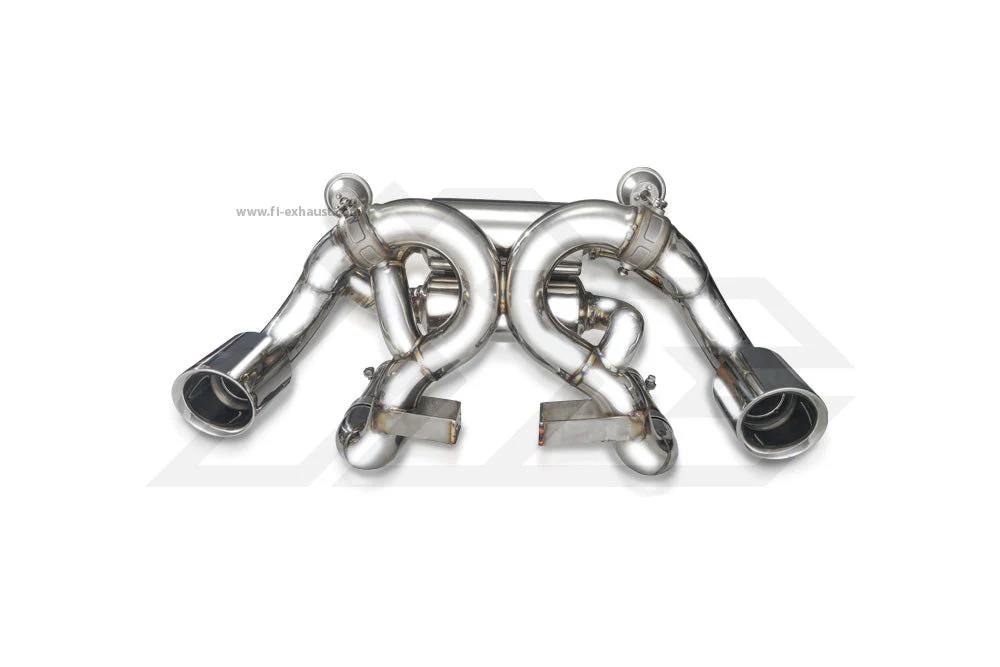 FI Exhaust Valvetronic Muffler For Ferrari F430 Coupe / Spider Scuderia Bumper Conversion 2004-2009