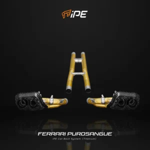 IPE SS Titanium Cat Back System (H Pipe) Ferrari Purosangue 2023-2025