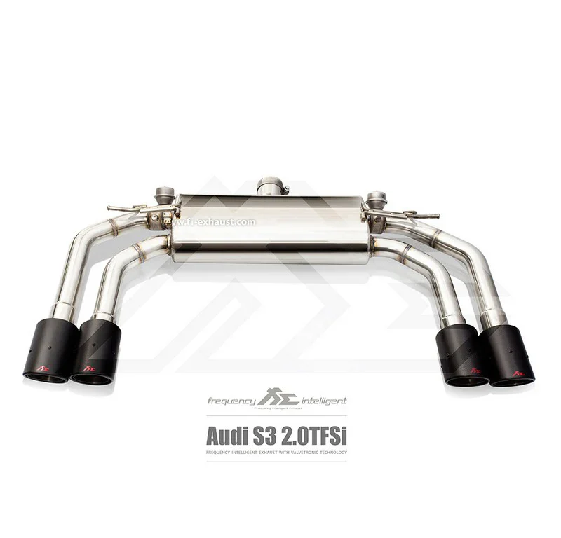 FI Exhaust Valvetronic Cat-Back System For Audi S3 Sedan 2006-2015 - Image 4