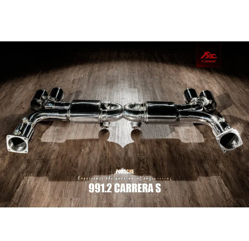 FI Exhaust Valvetronic Cat-Back System For Porsche 991.2 Carrera, S 2017-2019 - Image 4