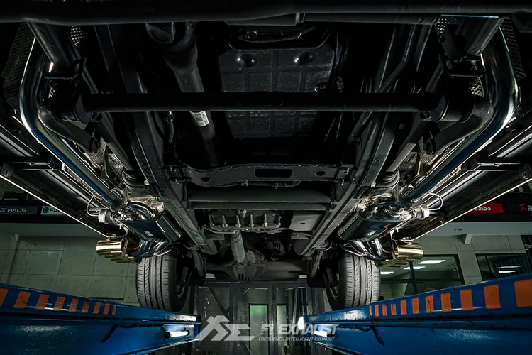 FI Exhaust Valvetronic Cat-Back System For Mercedes-Benz W463 G500 / 4x4 Ultimate Double Quad tips 2015-2017