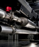 Anonymous exhaust paths in acoustic test bay