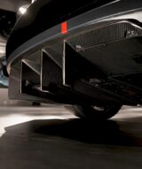 Anonymous rear diffuser beneath performance car