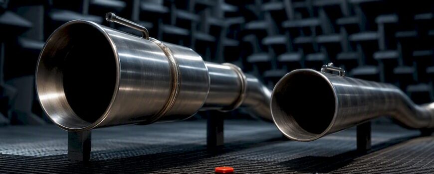 Resonated and non-resonated exhaust paths