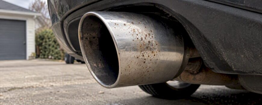 Rust spots and pitting on stainless exhaust